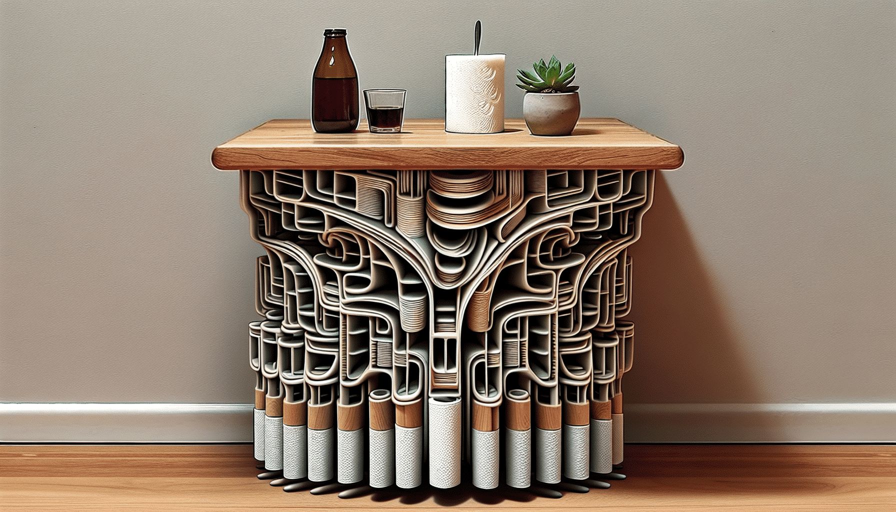 De Portarrollos a Mesita: El Inusual Renacimiento de un Objeto Común