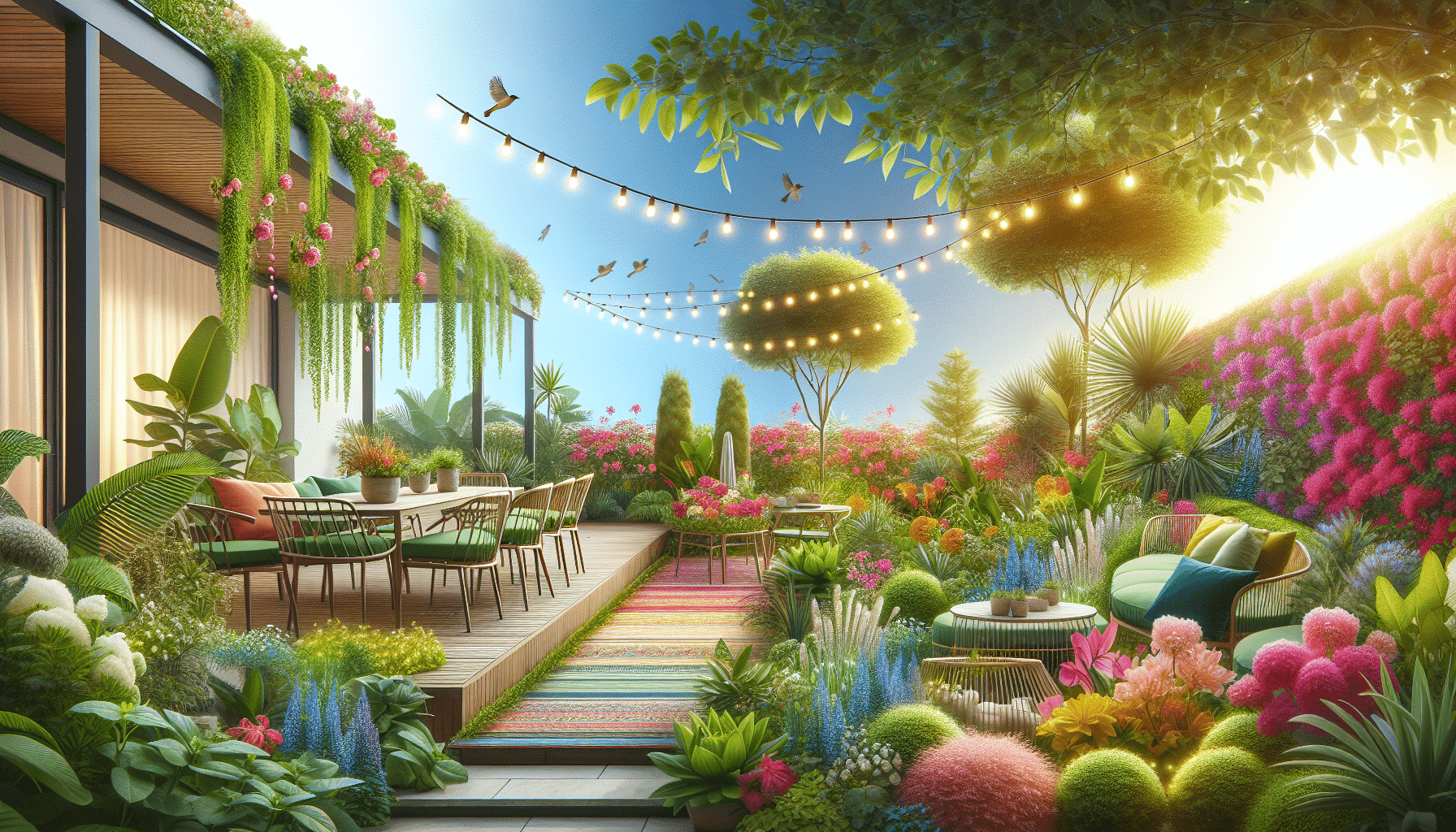 De Terraza a Oasis: La Transformación en un Jardín Vibrante