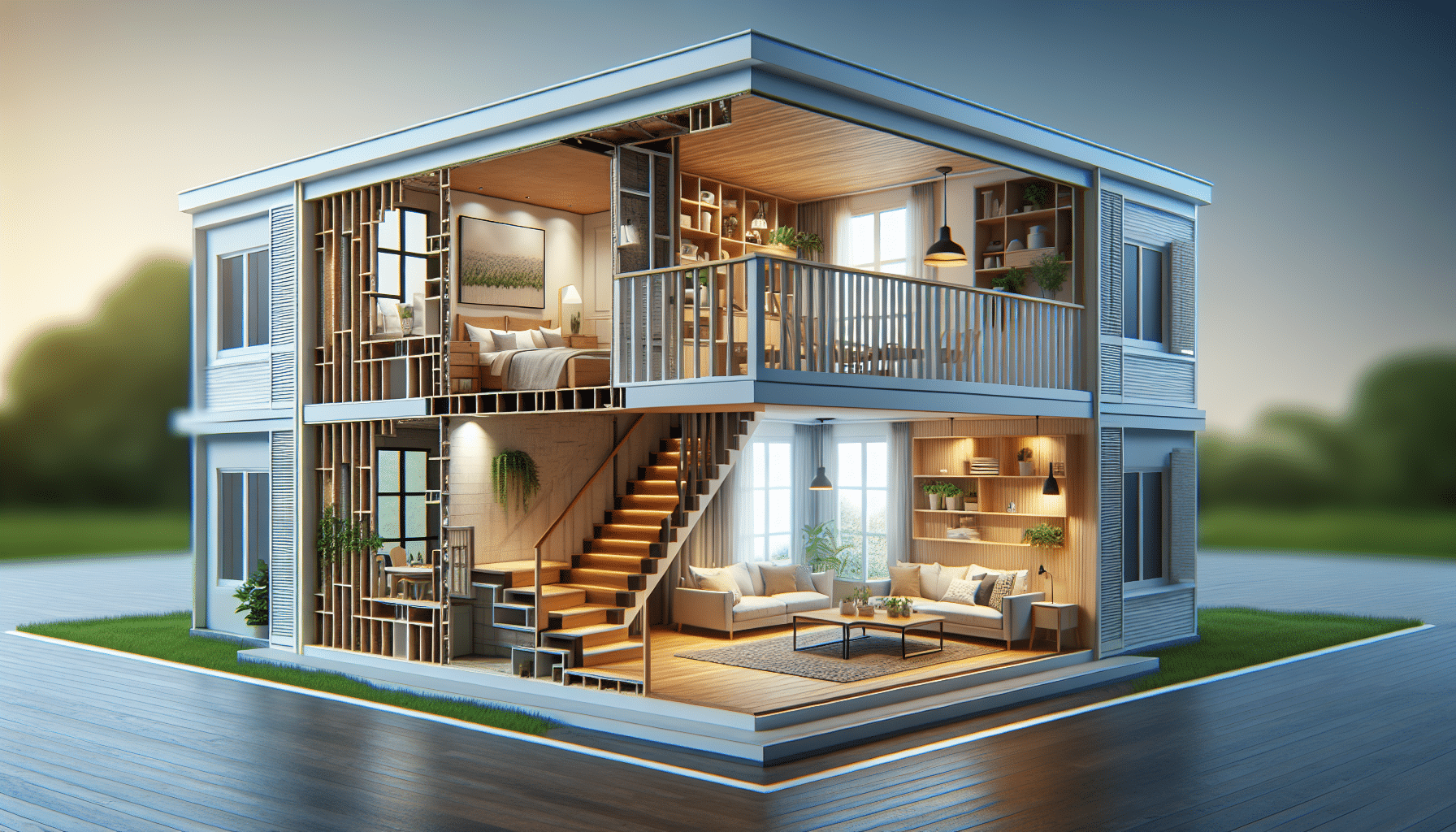 Fusionando Espacios: La Transformación Innovadora de Dos Apartamentos en un Nuevo Hogar