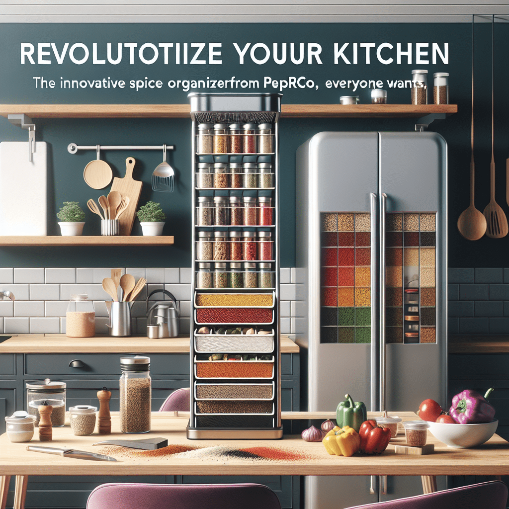 Revoluciona Tu Cocina: El Innovador Organizador de Especias de Pepco que Todos Desean