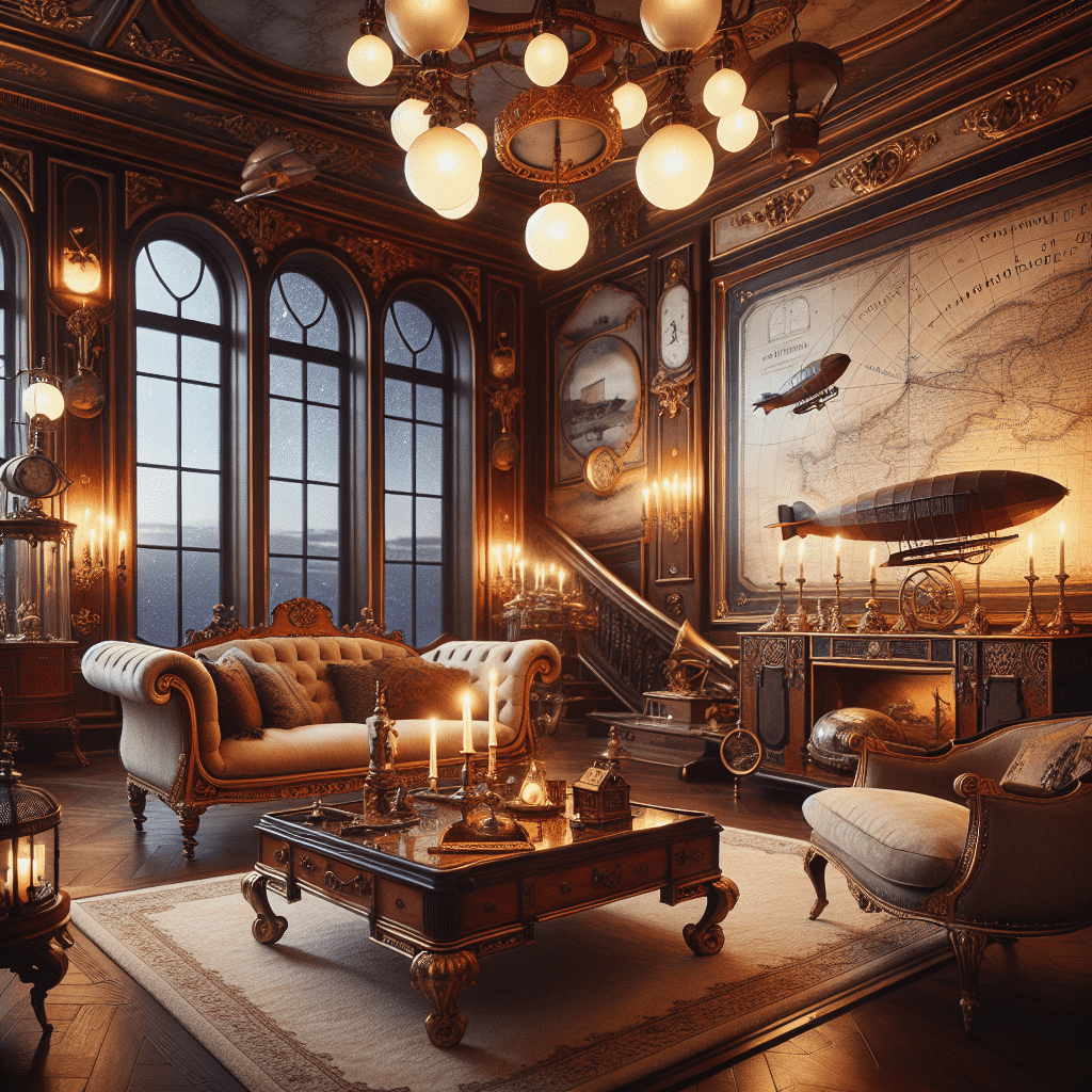 Sofisticación Aérea: Elevando la Elegancia de tu Salón