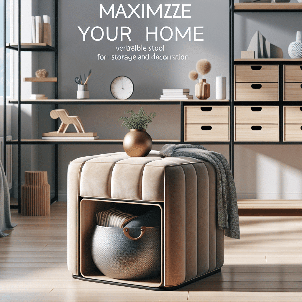 Maximiza Tu Hogar: Taburete Versátil de Conforama para Almacenar y Decorar