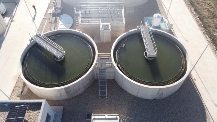Progreso en la edificación de la nueva planta de tratamiento de aguas residuales en Pedro Muñoz