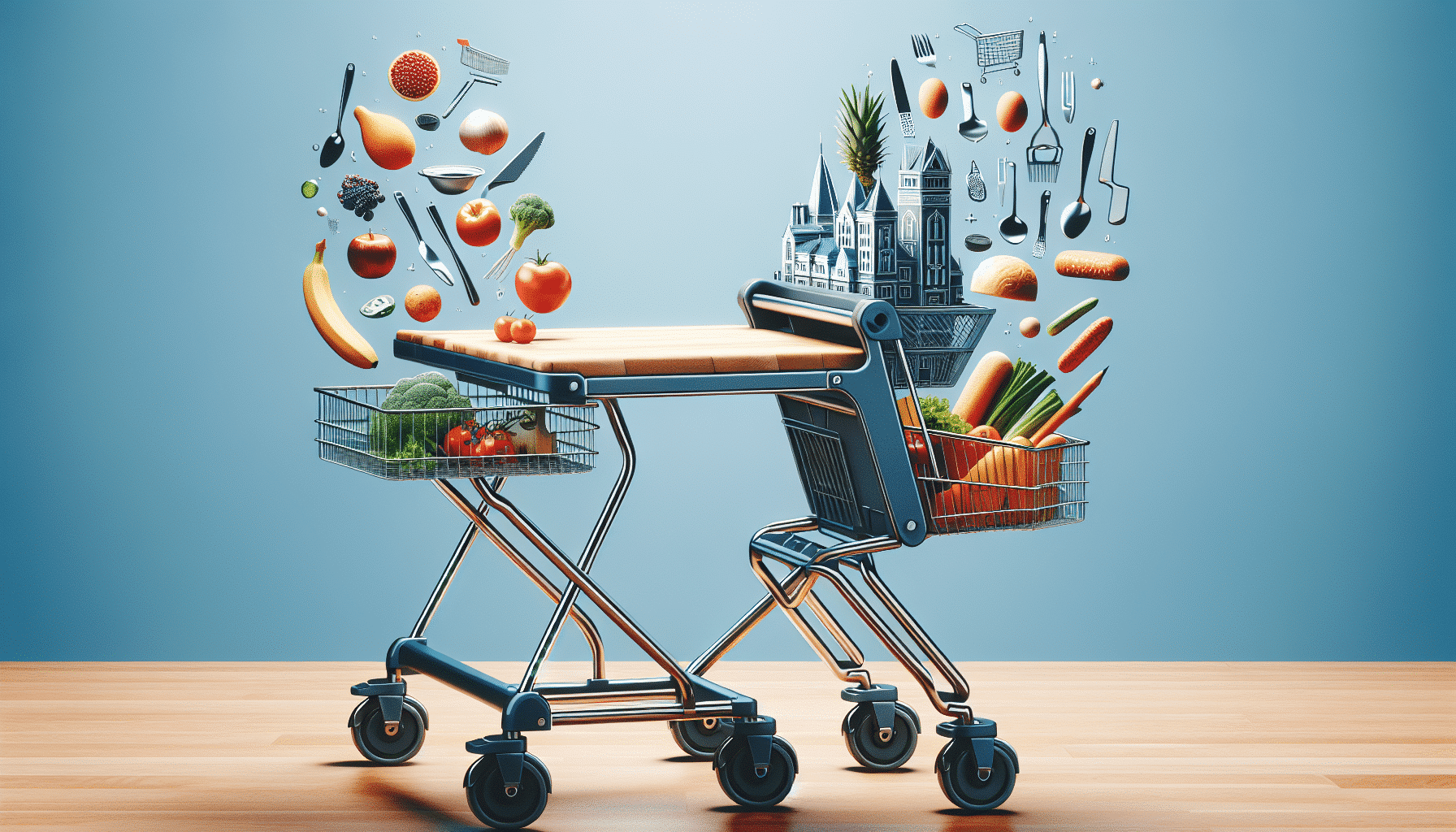 Carrefour Revoluciona la Cocina: Lanza Carro Multifuncional que se Transforma en Mesa