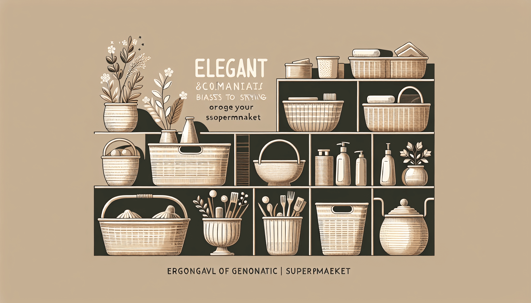 Cestas Prácticas y Elegantes de Lidl para Optimizar tu Cocina y Baño