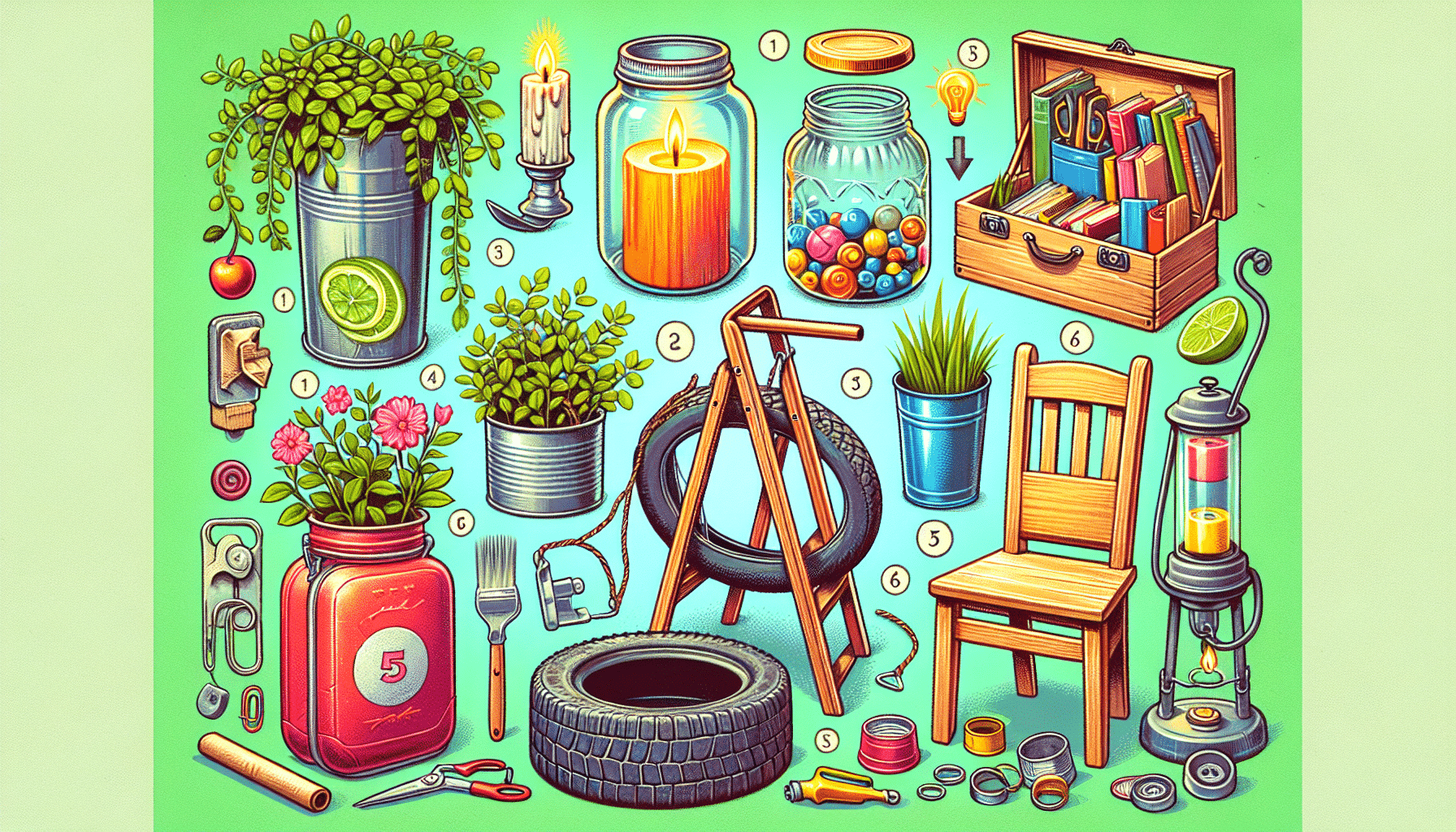 Transforma y Renueva: Cinco Ideas Creativas para Reutilizar Objetos en el Hogar