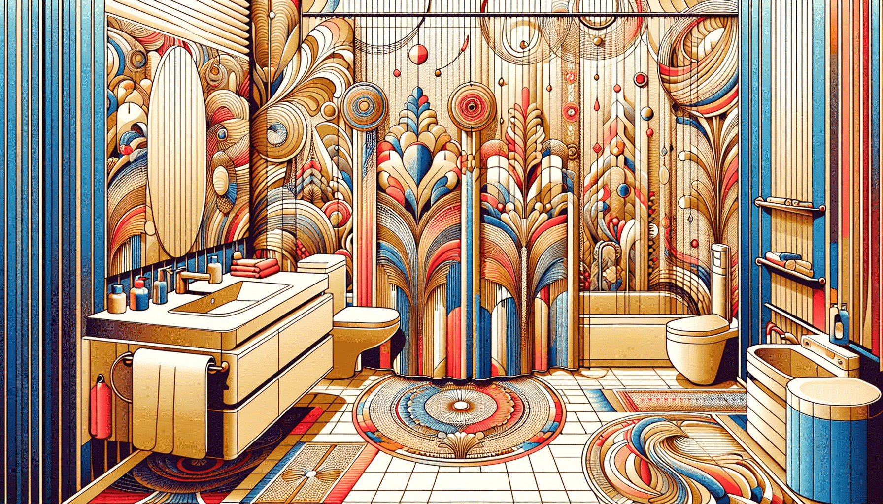 Revolución en Decoración: Cortinas de Plástico Convertidas en la Tendencia Chic del Baño para 2025