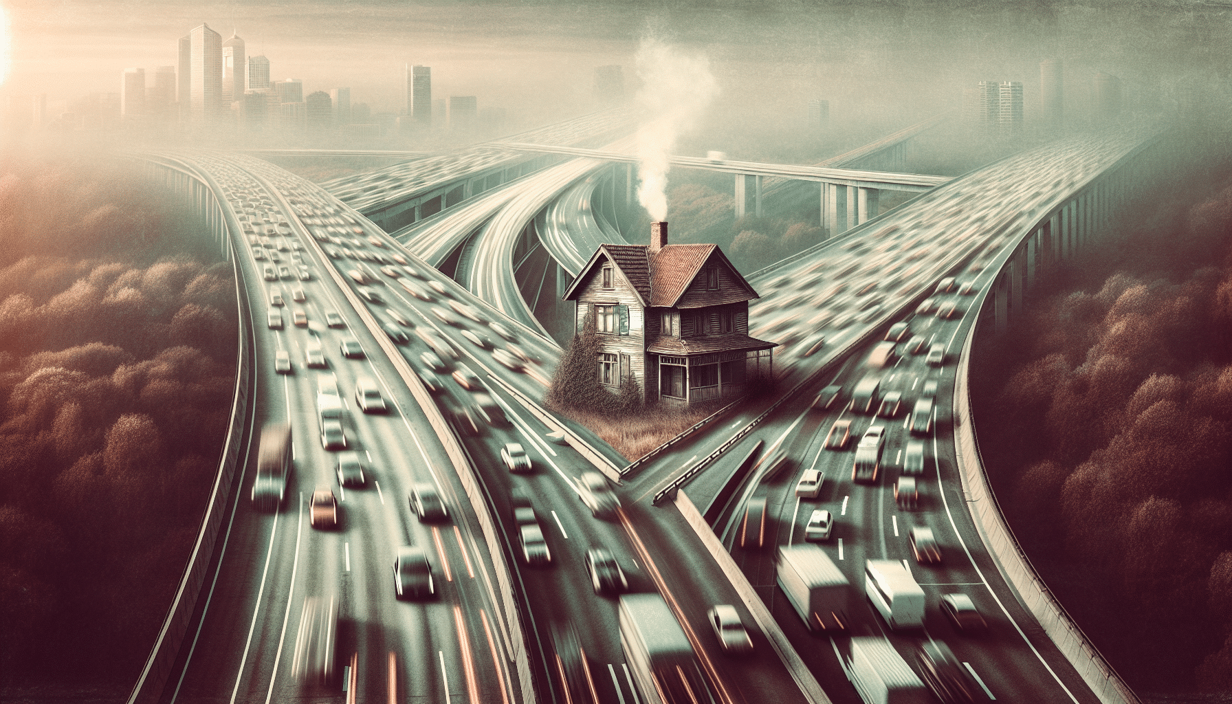 Determinación y Desafío: La Casa que Resistió el Avance de la Autopista