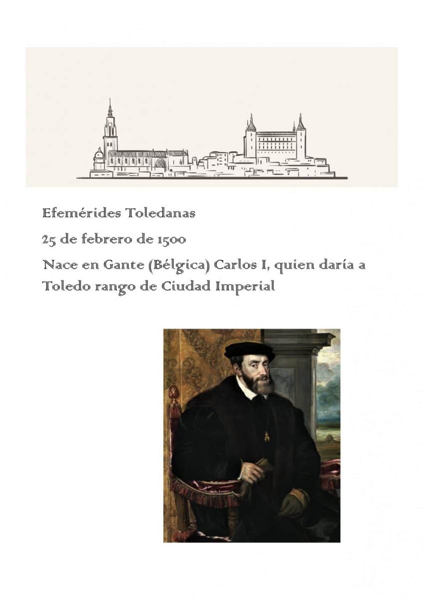 Claro, aquí tienes algunas opciones para reescribir el título «Efemérides de Toledo»: 1. «Acontecimientos Históricos de Toledo» 2. «Momentos Significativos en la Historia de Toledo» 3. «Cronología de Eventos Destacados en Toledo» 4. «Hechos Históricos Relevantes de Toledo» 5. «Eventos Memorables de Toledo a lo Largo de la Historia» Si necesitas algo más específico o en otro estilo, házmelo saber.