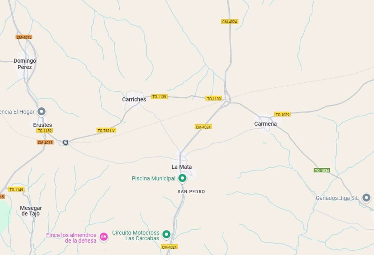 Una mujer pierde la vida en un accidente entre su vehículo y un tractor en Carriches, Toledo.