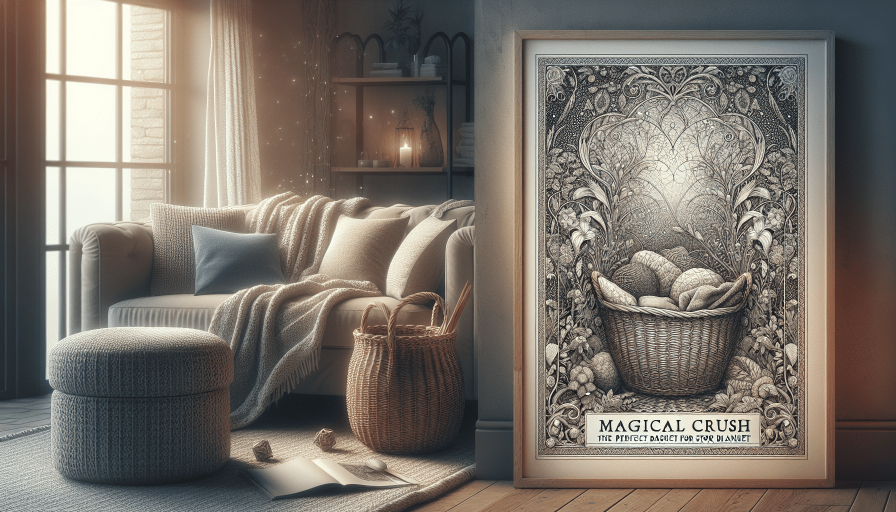 Encanto Acogedor: La Cesta Ideal de Alcampo para Mantitas Perfectas