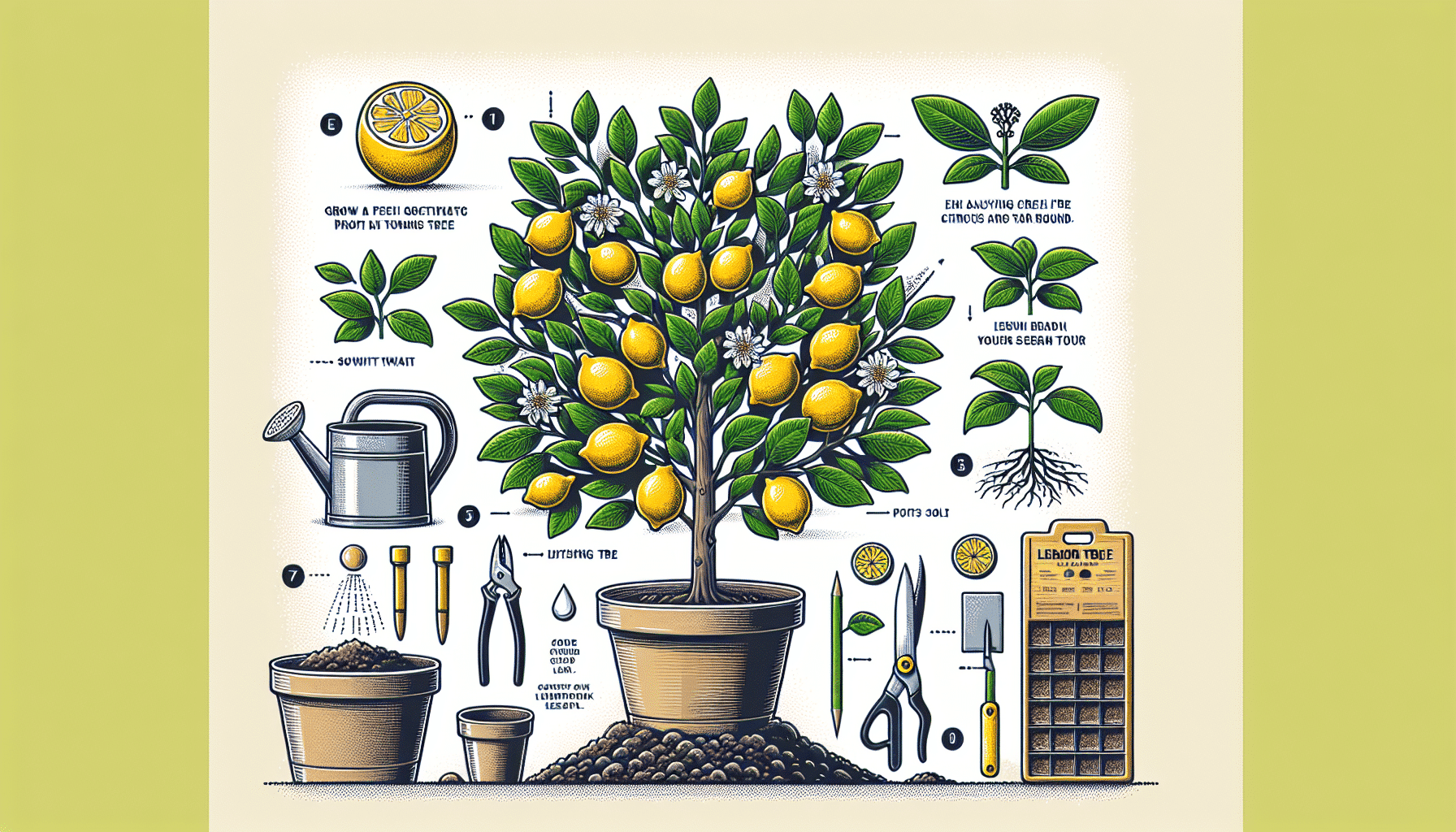 Cómo Cultivar Limones en Casa: Tu Guía Completa para Cosechar Cítricos Frescos Todo el Año