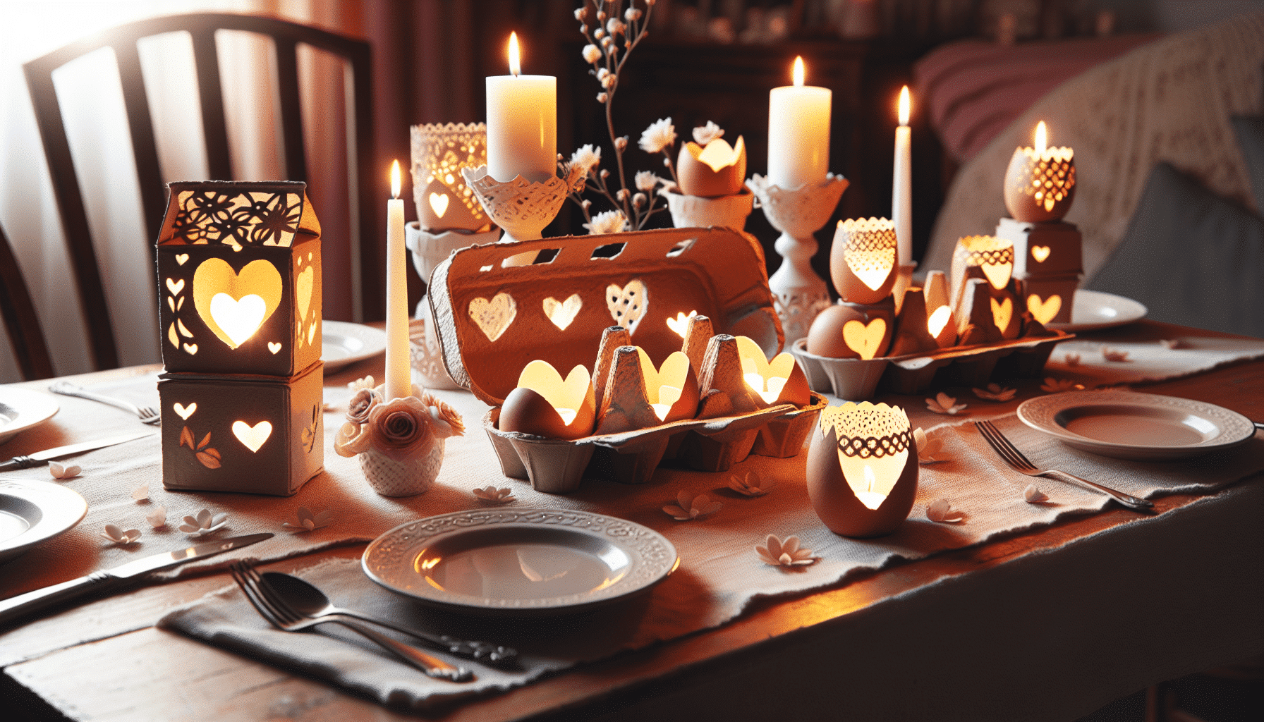 Hueveras Encantadas: Dale un Toque Romántico a Tu Cena de San Valentín