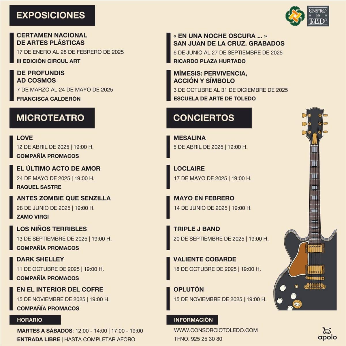 La Cámara Bufa de Toledo Revela Su Agenda Anual de Exposiciones, Microteatro y Conciertos Sorprendentes