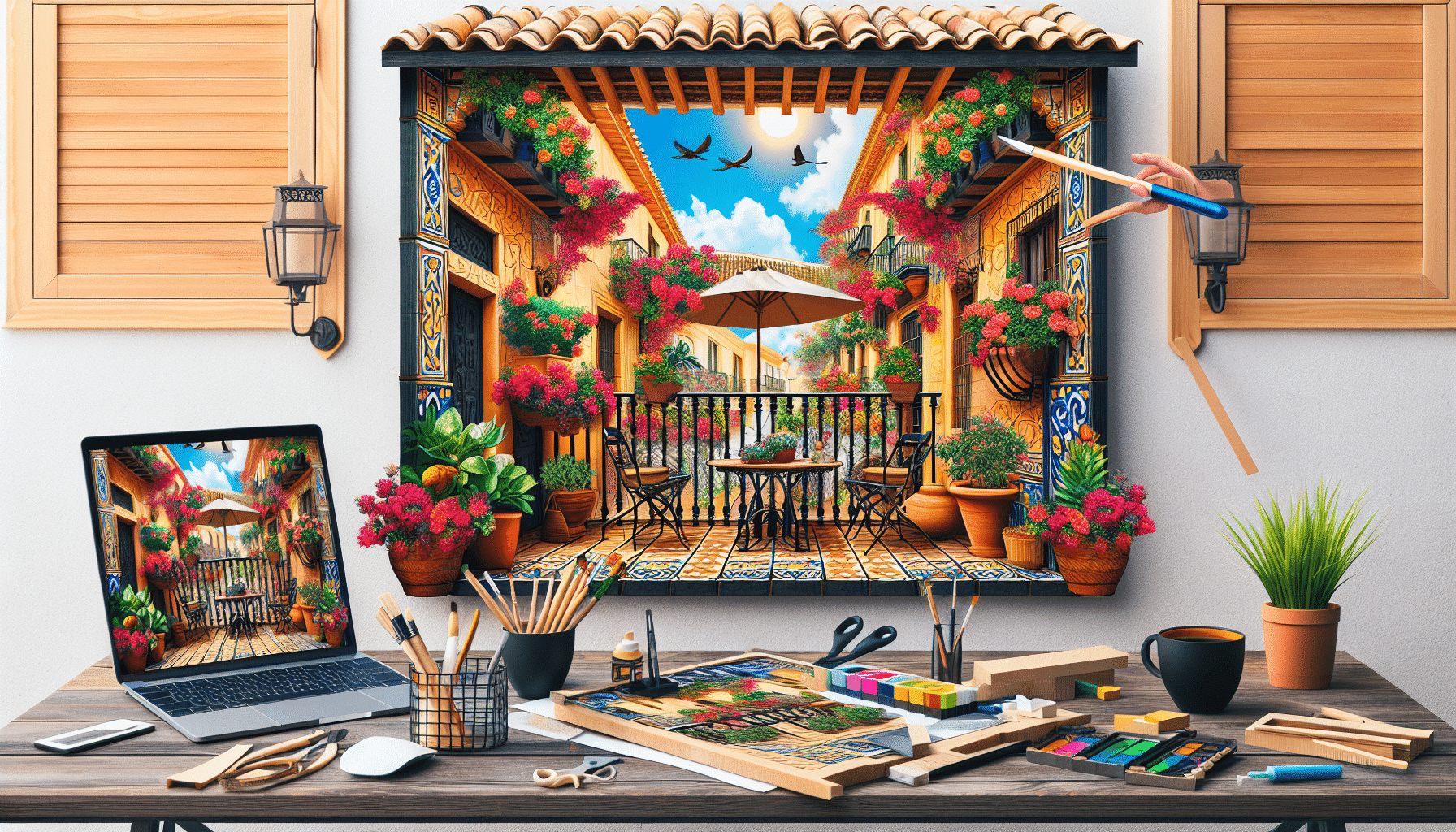 Crea un Encanto Andaluz en Tu Balcón con el Macetero de Lidl a Precio Reducido