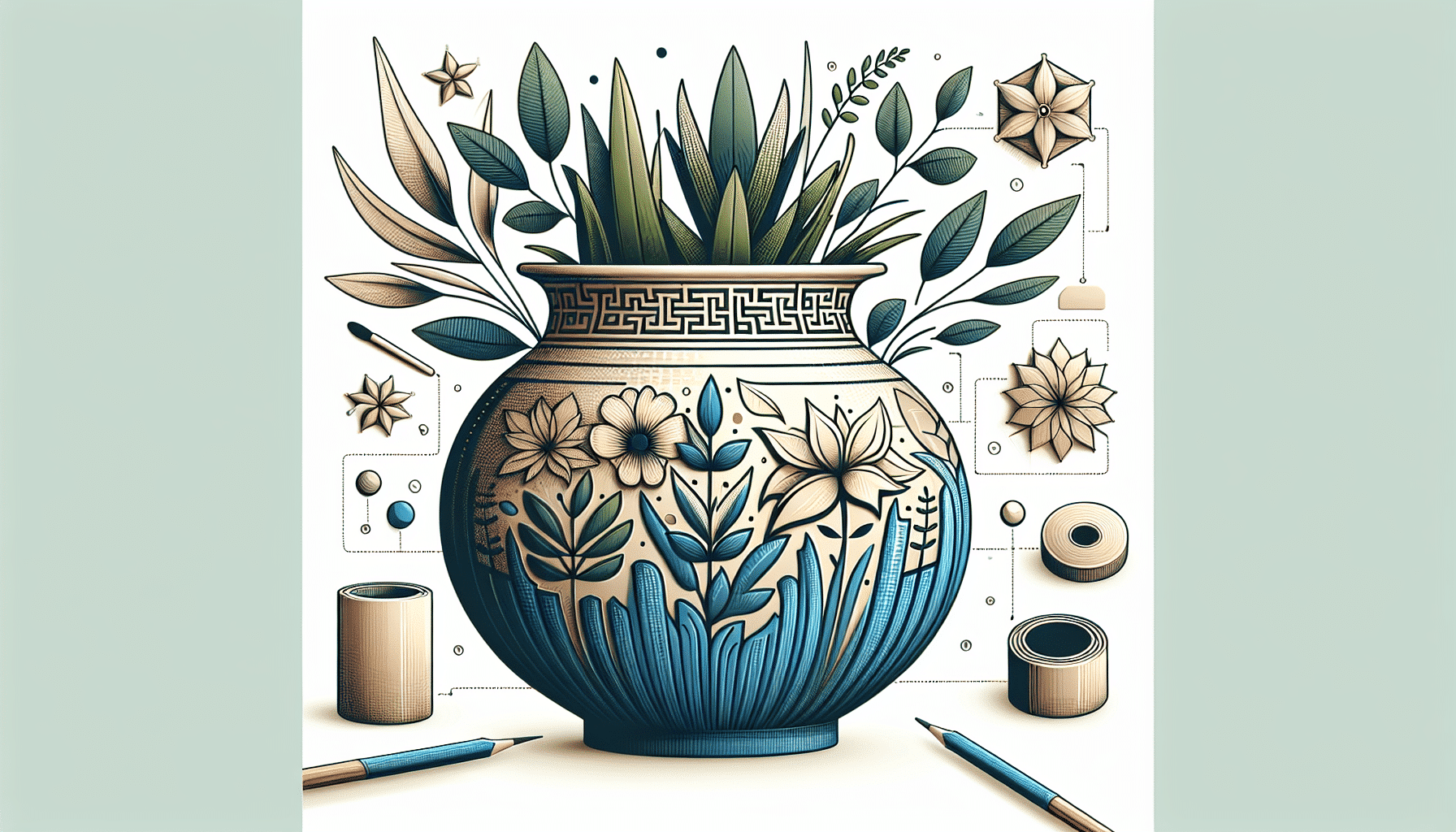 Macetero Versátil de Kave Home: Fusión de Estilo y Naturaleza