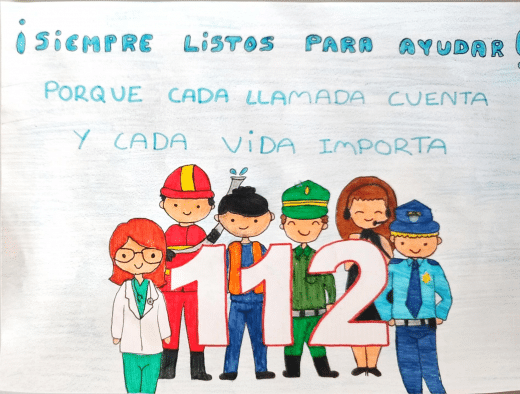 Más de 360 obras concursan en la XIII edición del Concurso de Dibujo Escolar del Servicio de Emergencias 1-1-2 de Castilla-La Mancha