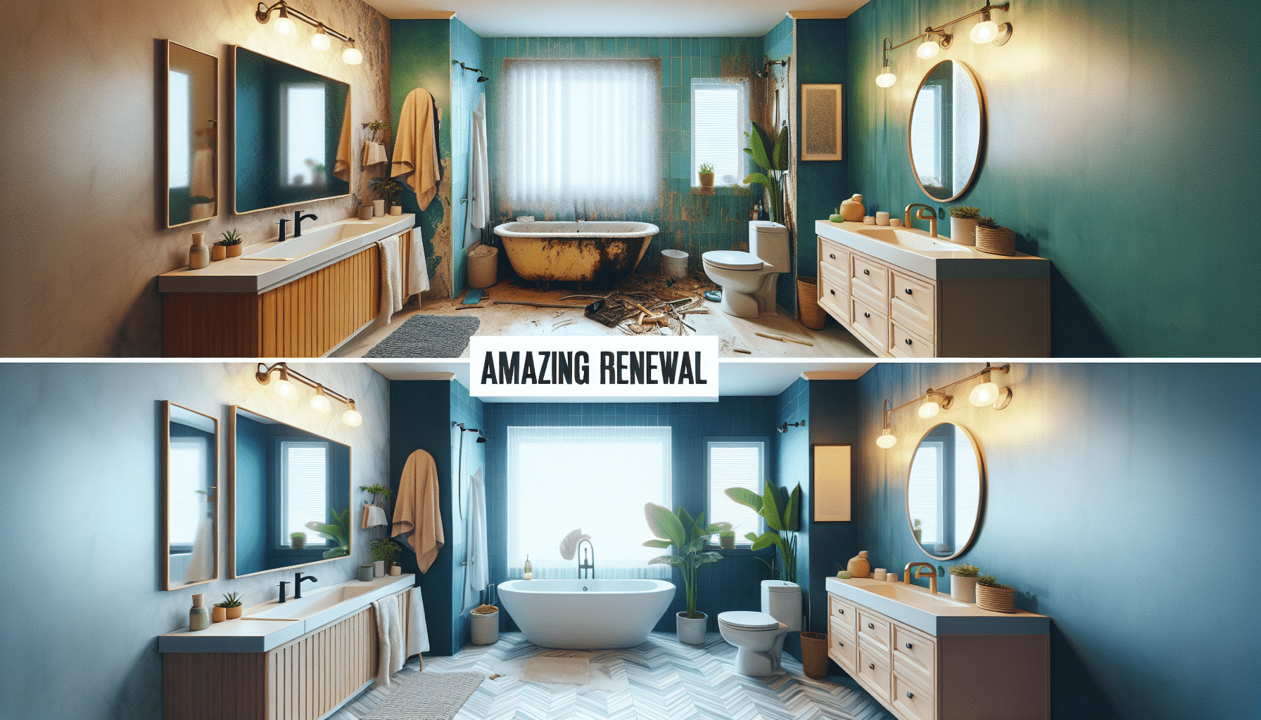 Transformación Sorprendente: De un Baño Aburrido a un Oasis Revitalizante