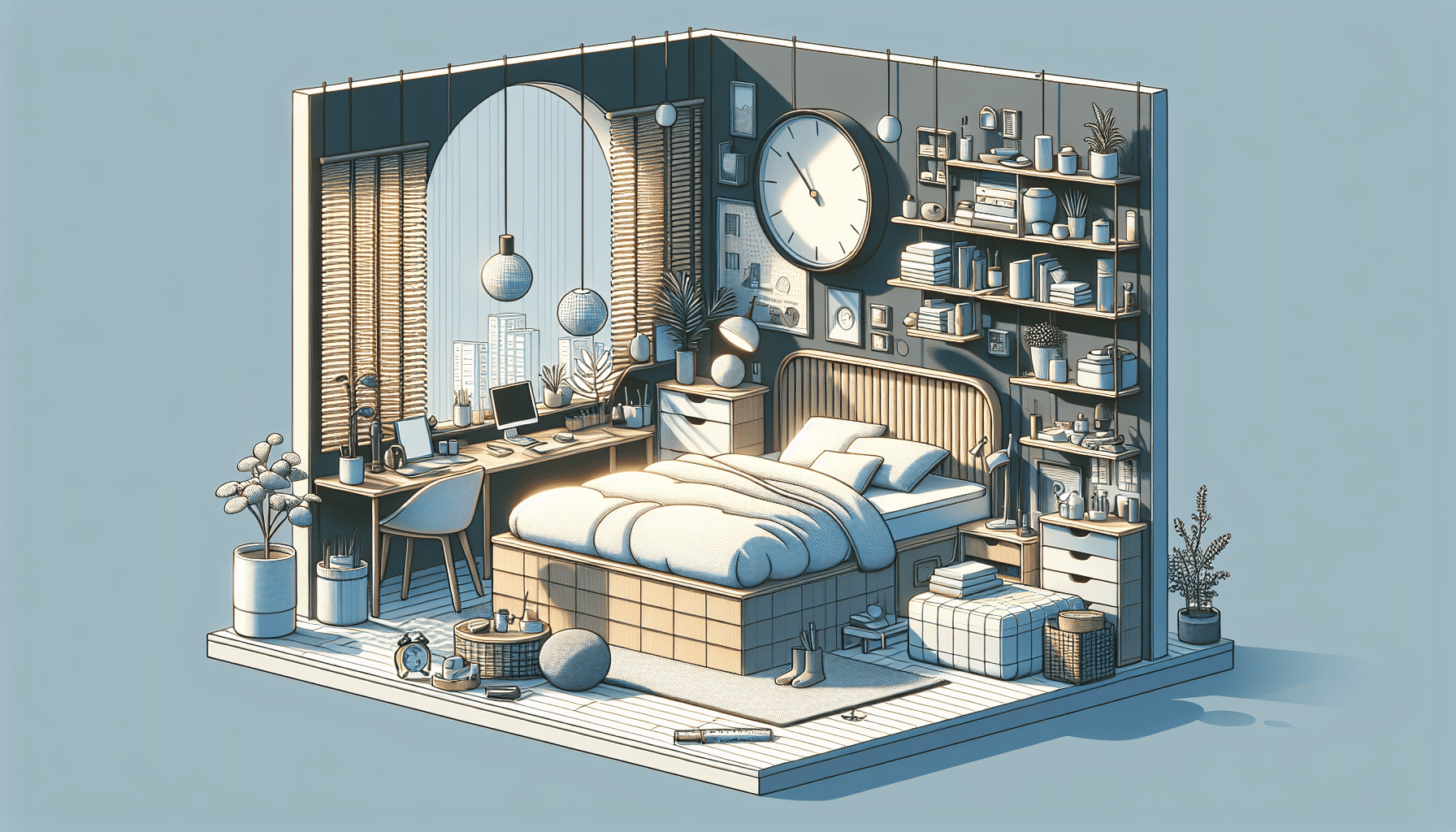Optimización del Dormitorio: Estrategias para Reubicar la Cama y Ampliar el Espacio