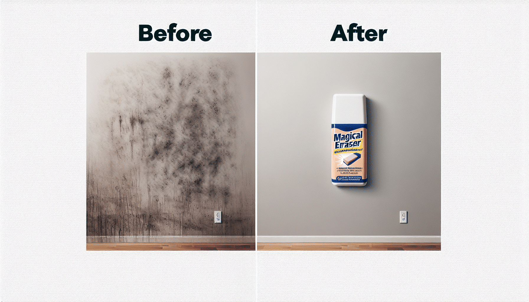 El Nuevo Efecto del Borrador Mágico de Mercadona: Solución Eficaz para Limpiar Roces en Paredes