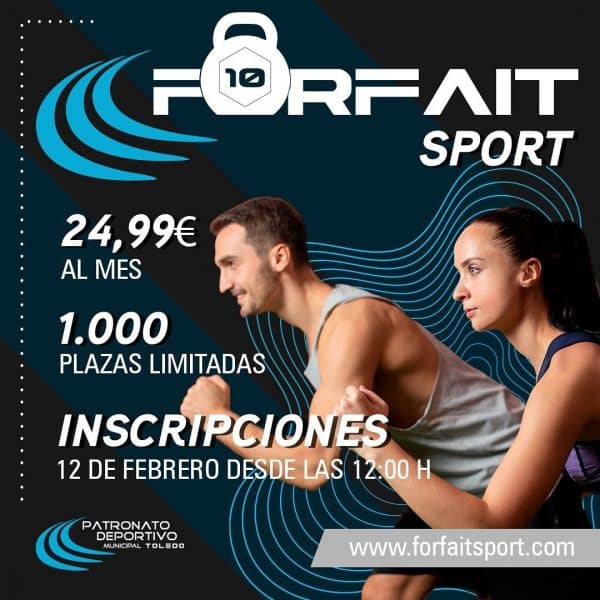 Toledo ofrece 1,000 plazas para el Forfait Sport, que incluye acceso a múltiples actividades en el nuevo pabellón de la Escuela Central de Educación Física.