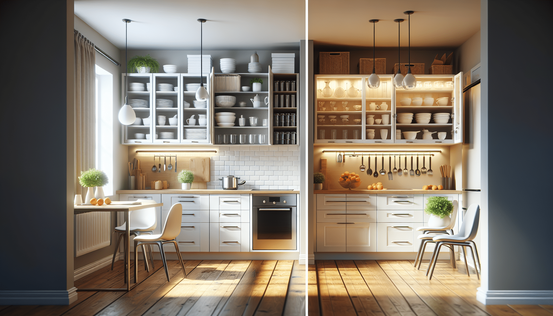 Metamorfosis Elegante: Diseño de Cocina con Estilo Moderno y Soluciones de Almacenamiento Innovadoras