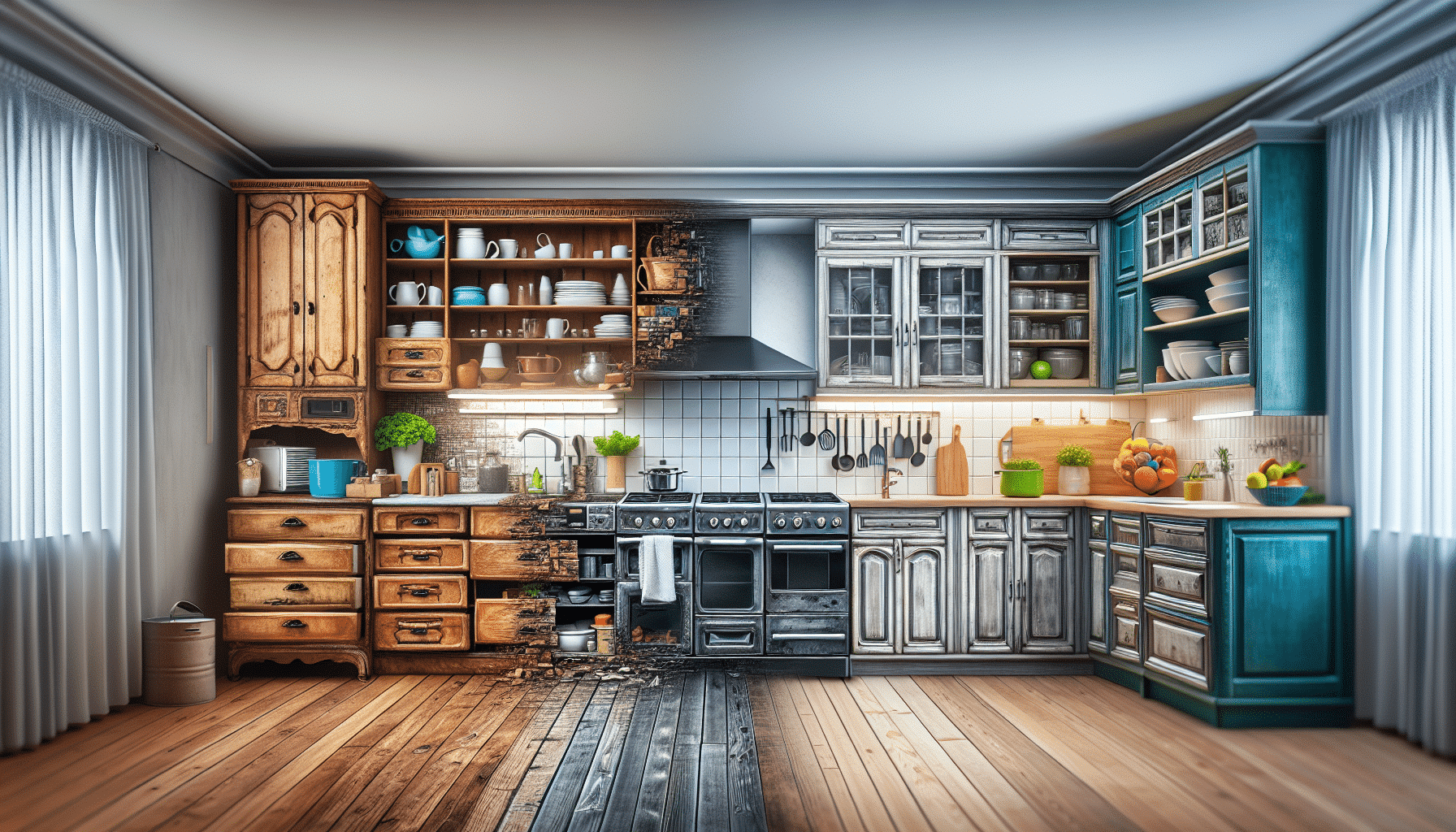 Metamorfosis Asombrosa: La Renovación de una Cocina Vintage