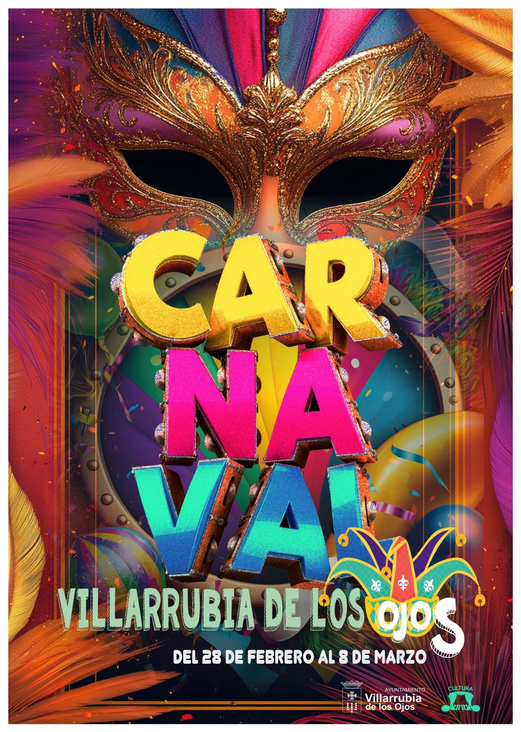 Villarrubia de los Ojos presenta su programación para el carnaval 2025.