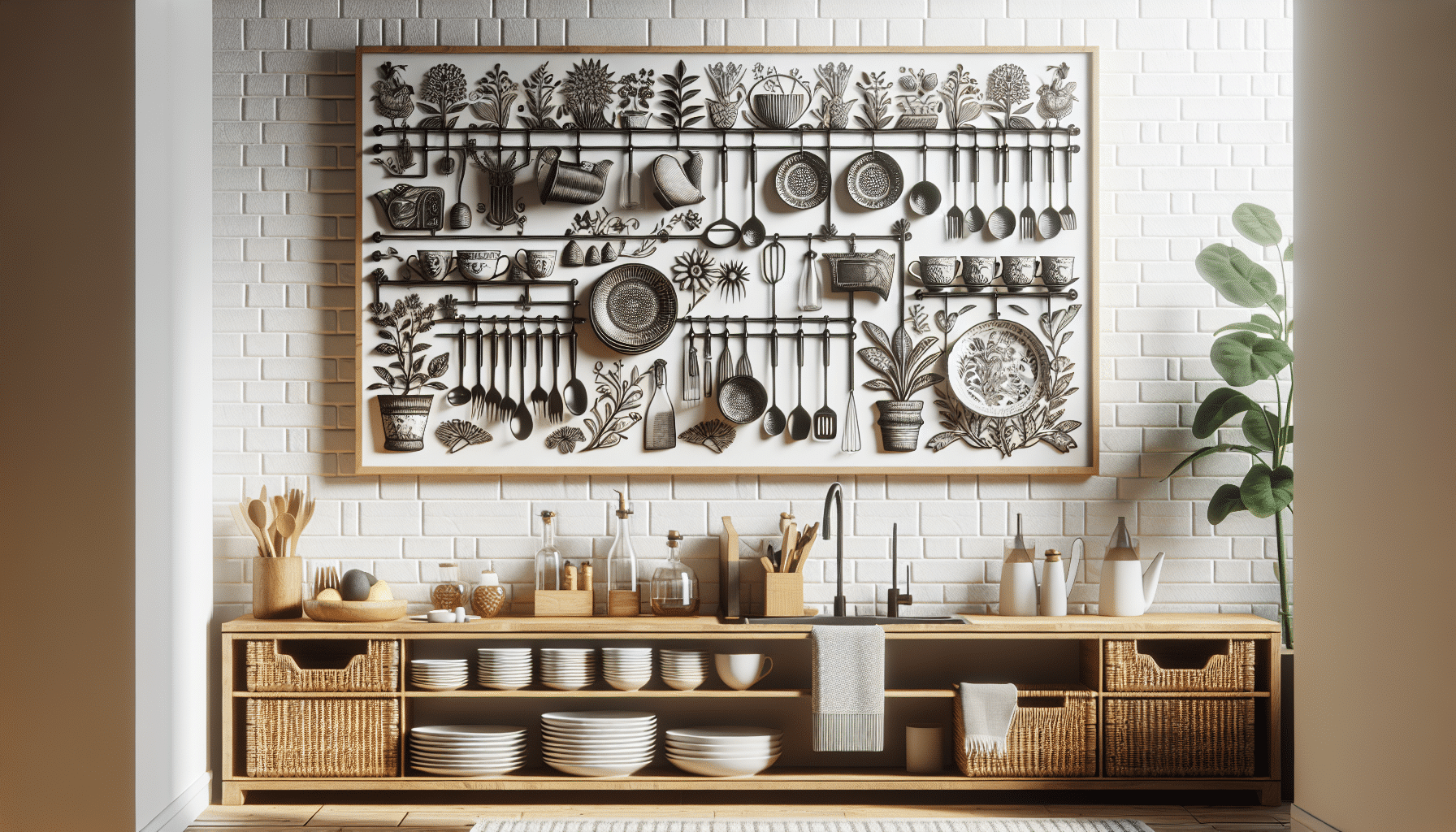 Optimiza tu Cocina: Escurreplatos de Pared de Maisons du Monde para Más Espacio