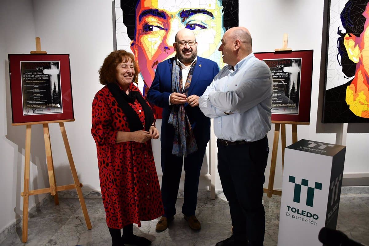 Inicia el I Certamen Provincial de Bandas de Semana Santa en Toledo, en la Iglesia de los Jesuitas, este sábado.
