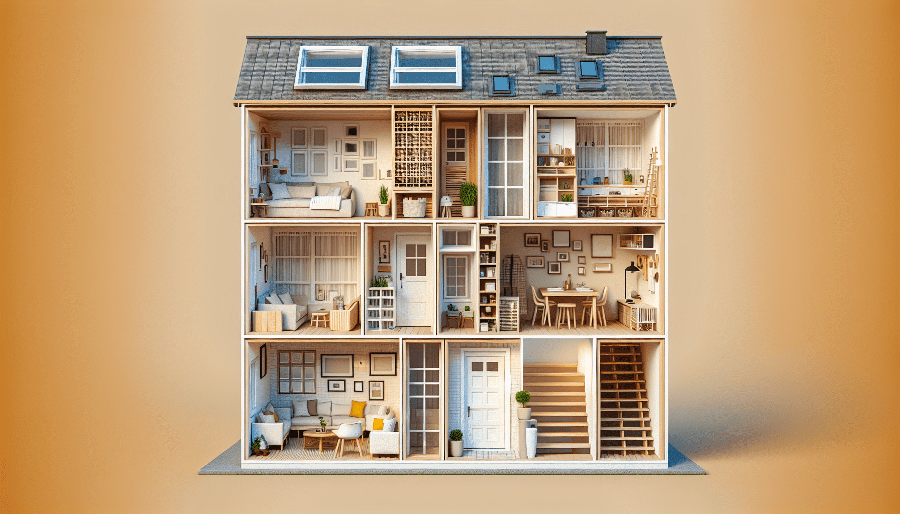 Casa Estrecha: Innovación y Eficiencia en Espacios Reducidos