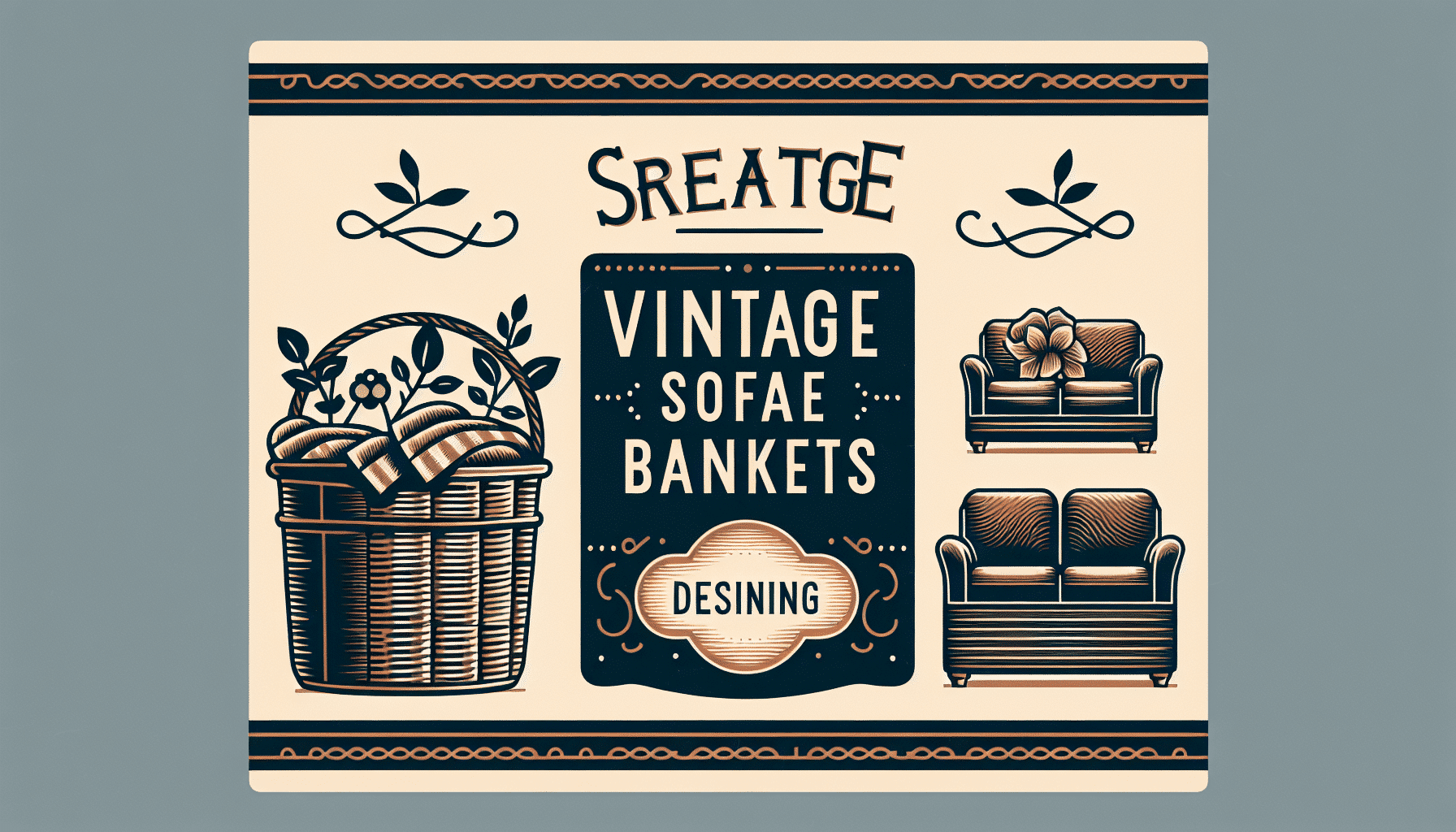 Estilo Retro con Funcionalidad: Cestas Vintage de Zara Home para tus Mantitas de Sofá