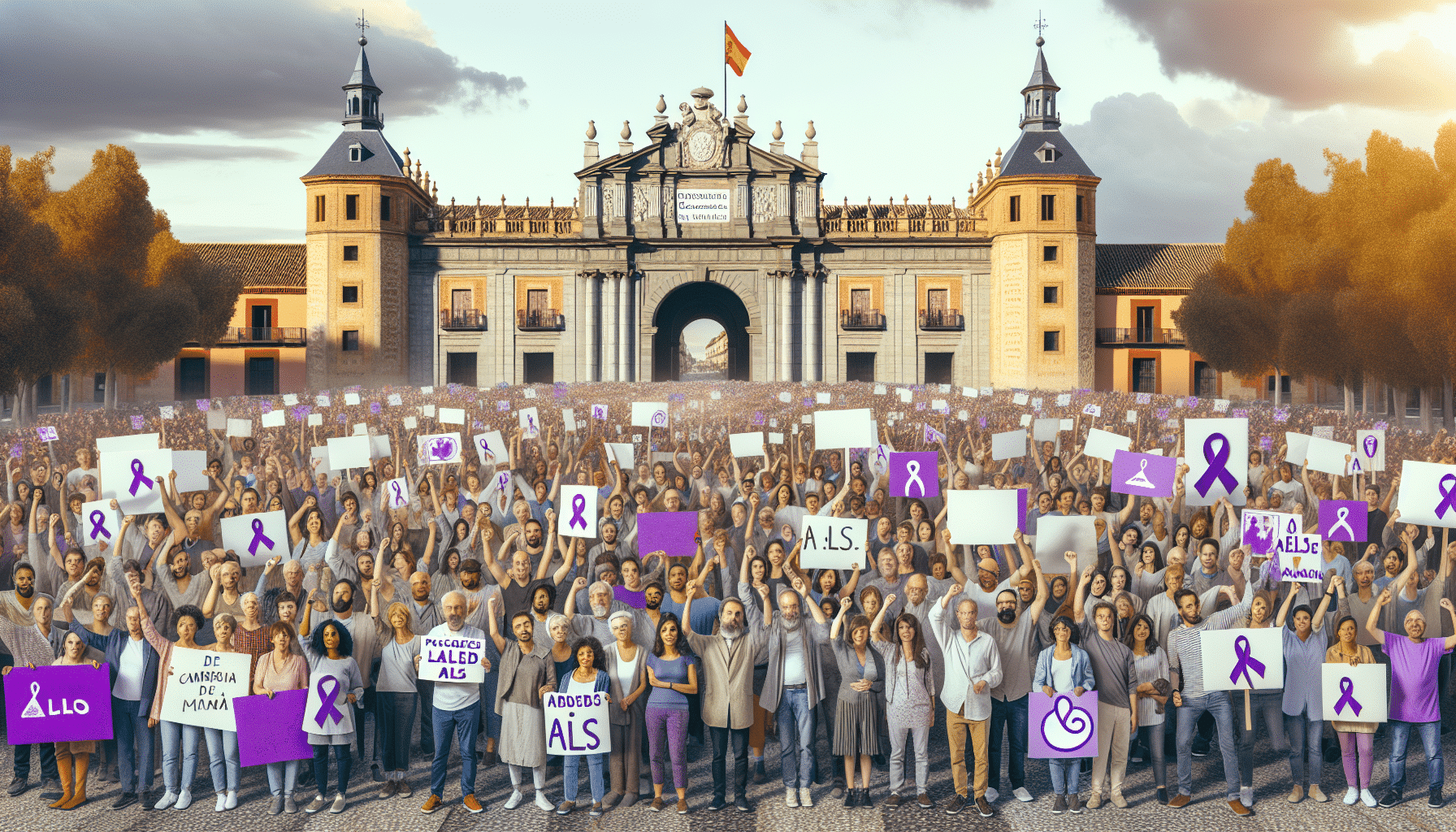 Ciudad Real Se Mobiliza Contra la ELA con un Impactante Evento Solidario en la Puerta de Toledo