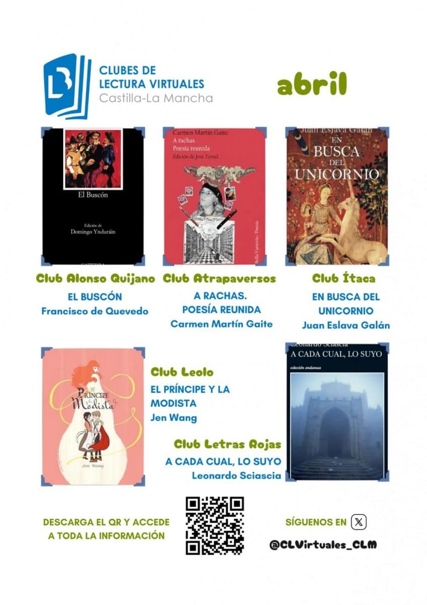 Clubes de Lectura Virtual – Abril