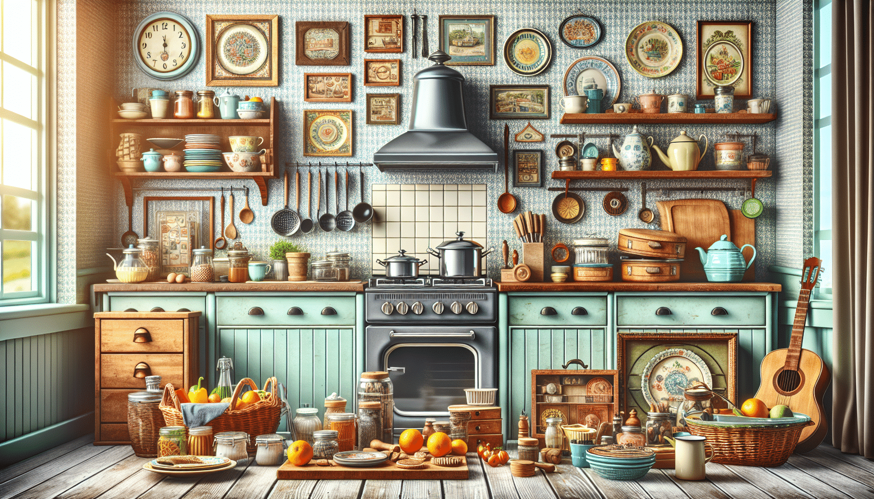 Transforma Tu Hogar: Encanto Retro con Ideas de Cocina Vintage