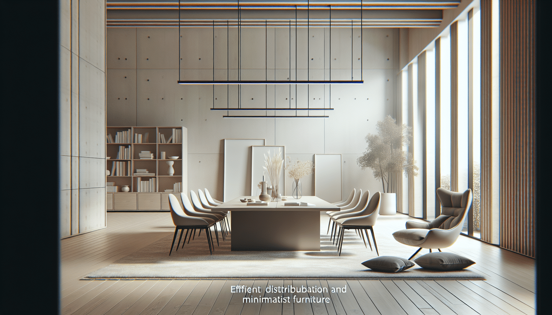 Diseño Armónico: Cómo la Distribución Eficiente y el Mobiliario Minimalista Transforman Espacios