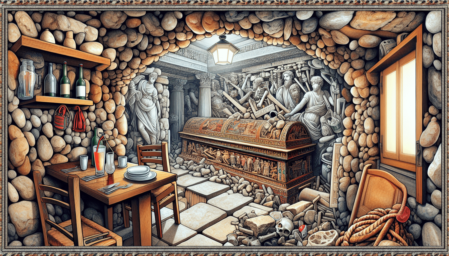 Descubrimiento Inesperado: Hallan Sarcófago Romano Bajo Mesa de Chiringuito en Bulgaria