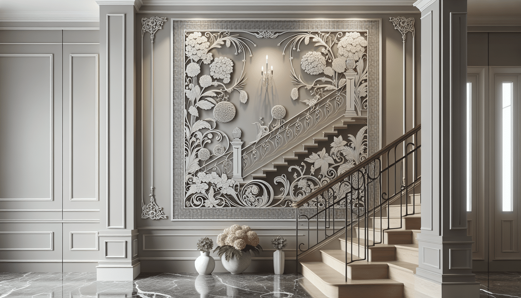 Sofisticación y Diseño: Transformando Escaleras en Obras de Arte Hogareñas