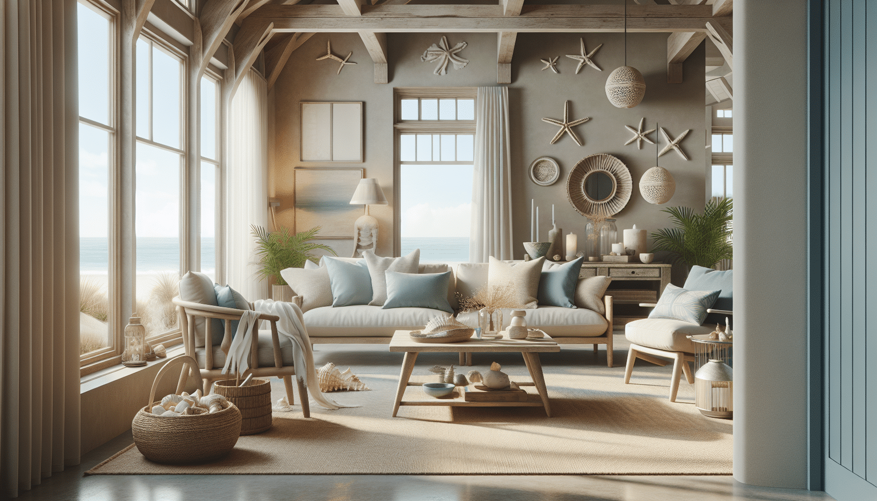 Transforma Tu Hogar en un Oasis Costero de Serenidad: Guía para Crear un Refugio Tranquilo