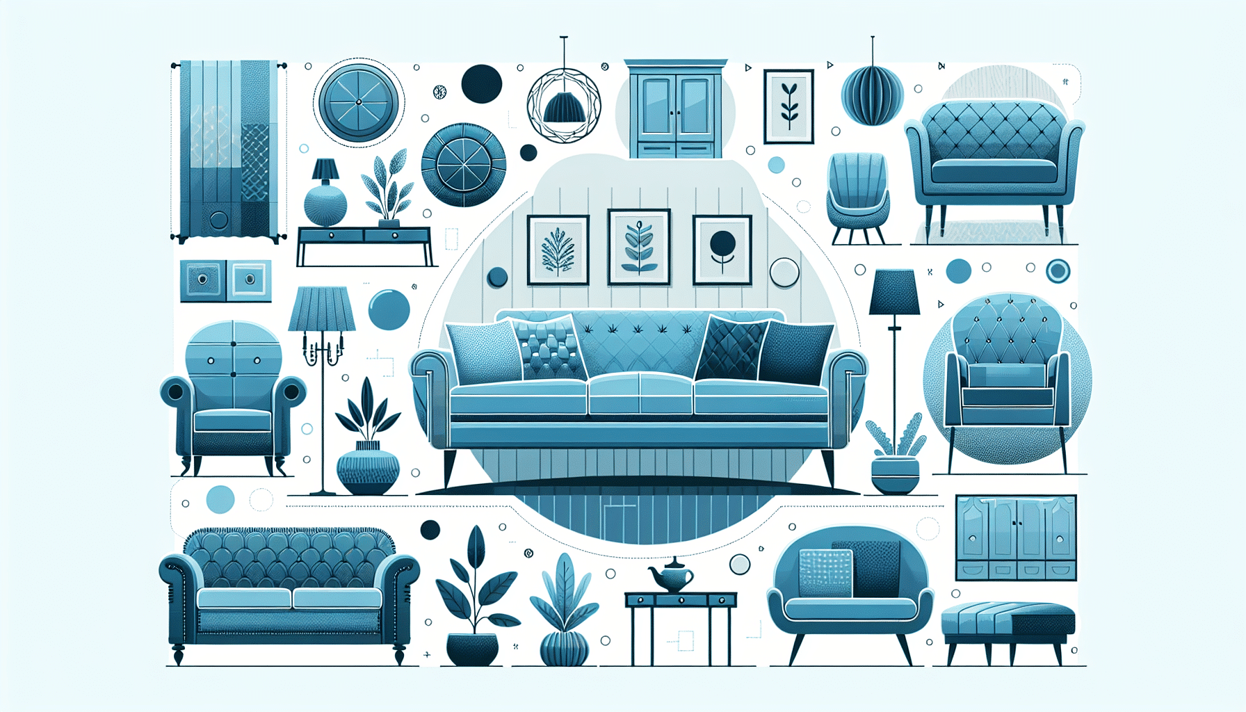 Cómo Escoger el Sofá Azul Ideal para Tu Estilo de Decoración