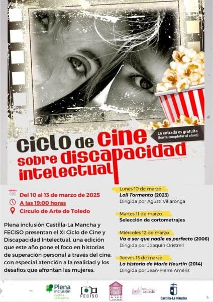 Illescas presenta la undécima edición del Ciclo de Cine sobre Discapacidad Intelectual, poniendo en relieve los desafíos de las mujeres.