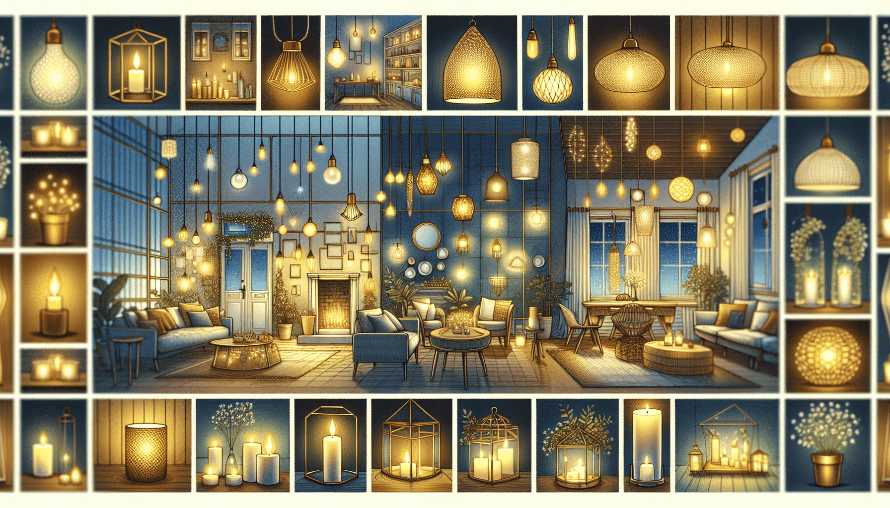 Ilumina Tu Hogar: Estrategias Creativas para Decorar con Luces y Velas