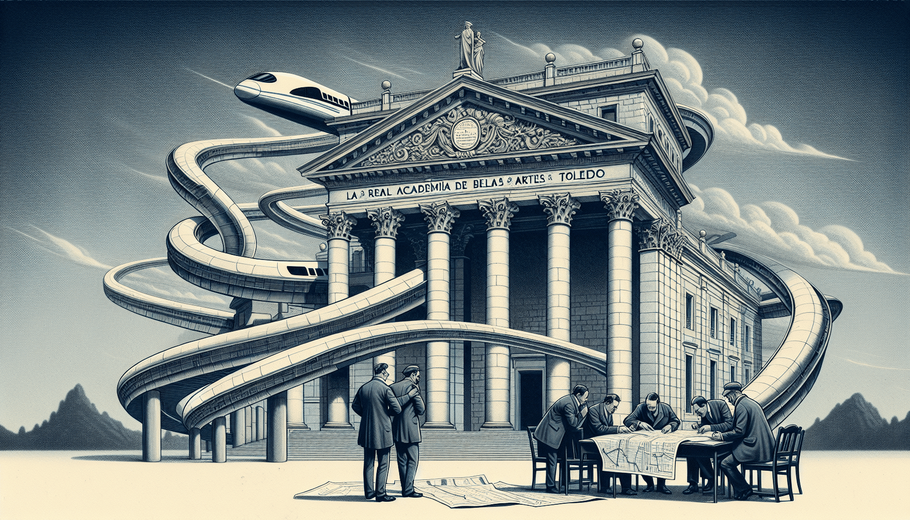 La Real Academia de Bellas Artes de Toledo Califica como «Irrealizables» los Planos Propuestos para el AVE Madrid-Lisboa