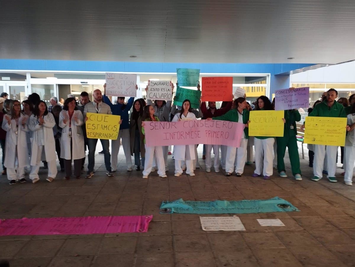El personal del Hospital de Toledo se reúne nuevamente para demandar una solución a las intoxicaciones recurrentes.