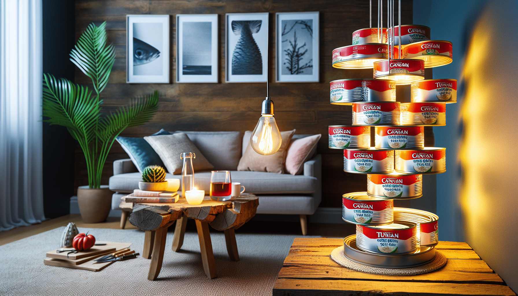 Transforma las Latas de Atún de Mercadona en Elegantes Lámparas para tu Hogar o Jardín