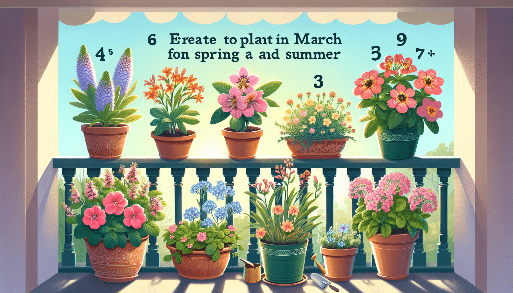 Transforma Tu Balcón en un Oasis de Color: Seis Flores Perfectas para Sembrar en Marzo