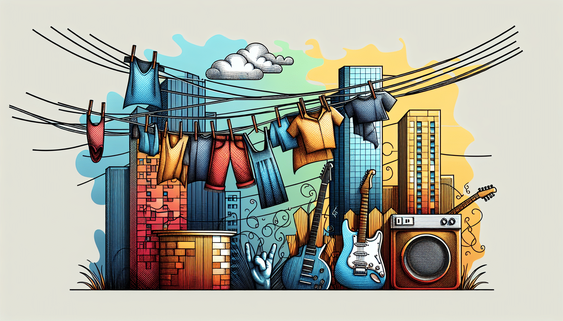 Tendedero Vibrante de Alcampo: Añade un Toque Rockero a Tu Piso de Diseño