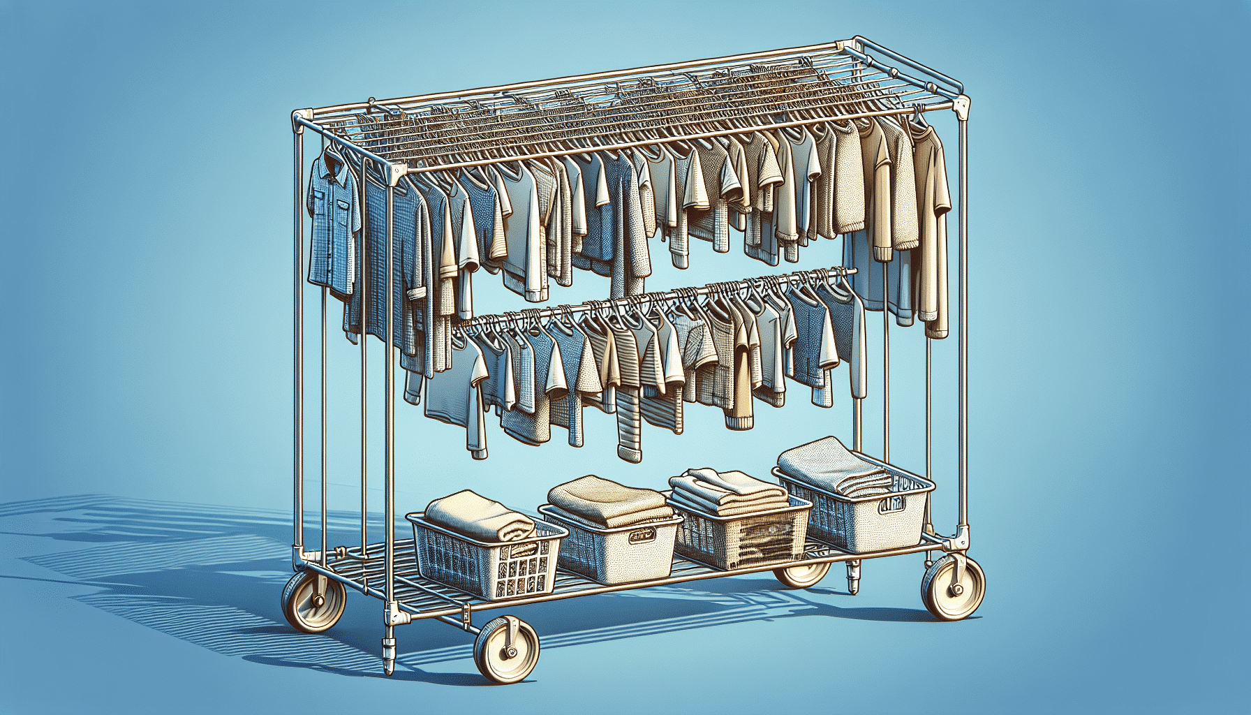 Tendedero Económico con Ruedas: La Solución Práctica para Facilitar tu Lavado