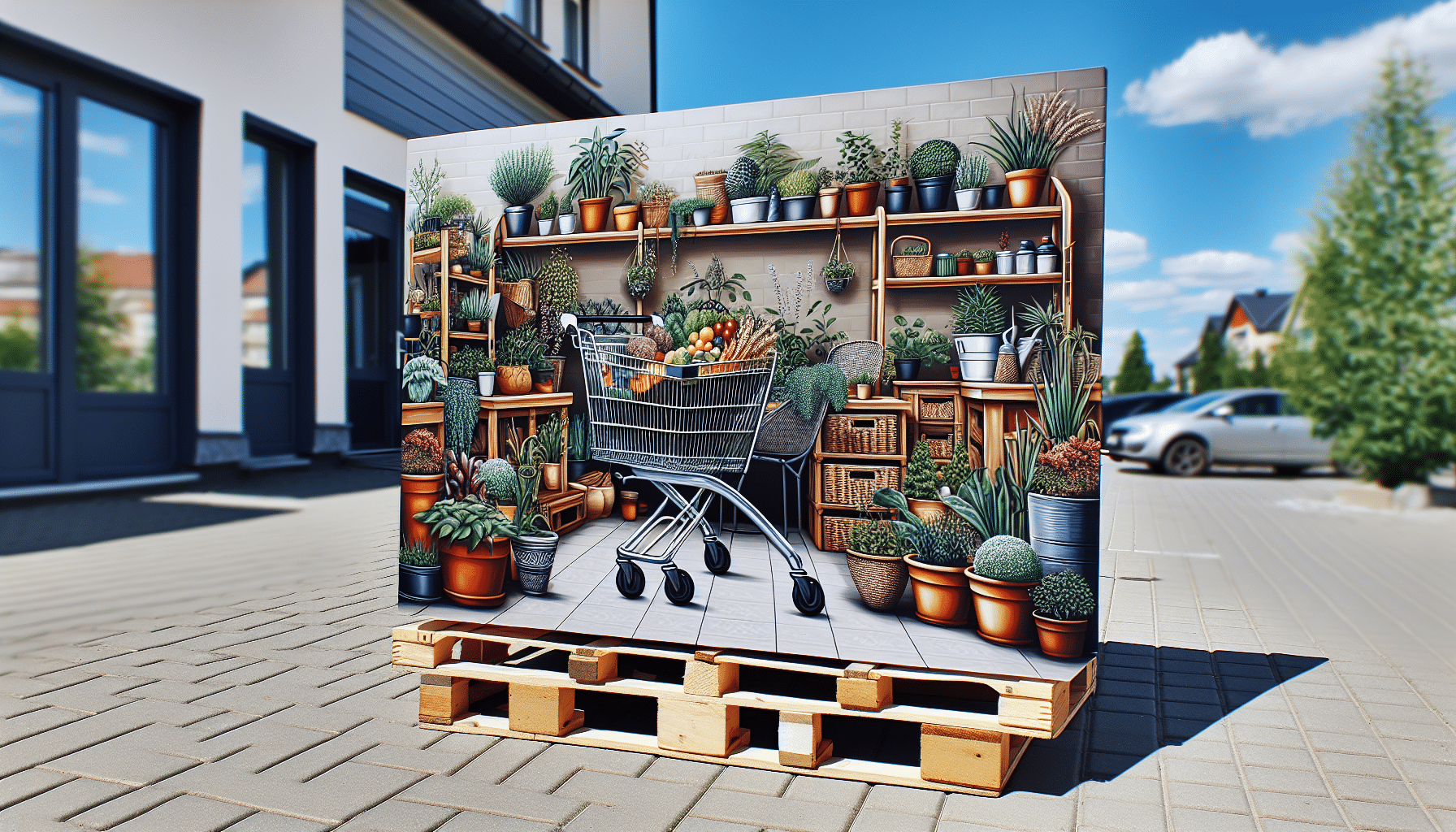 Revitaliza Tu Espacio Exterior con el Innovador Carro de Plantas de Aldi