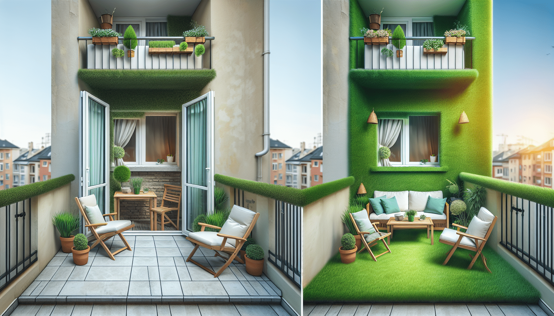 De Balcón Olvidado a Oasis de Serenidad: La Magia del Césped Artificial